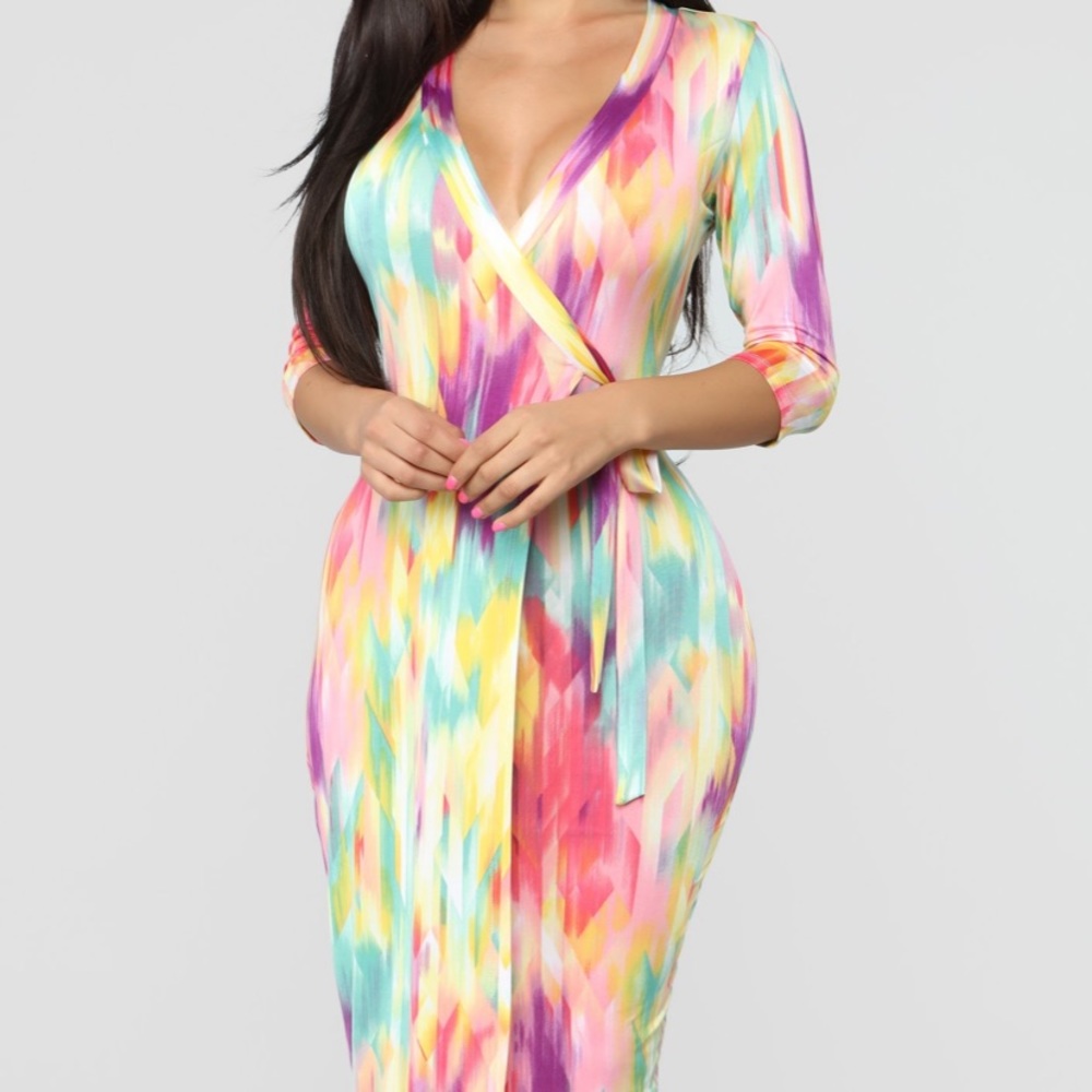 Catch Me Later Wrap Dress